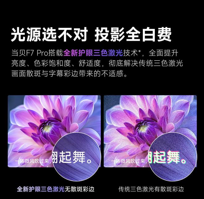 Pro3600流明高亮度白天观影毫无压力凯时尊龙人生618客厅投影仪选择当贝F7(图5)